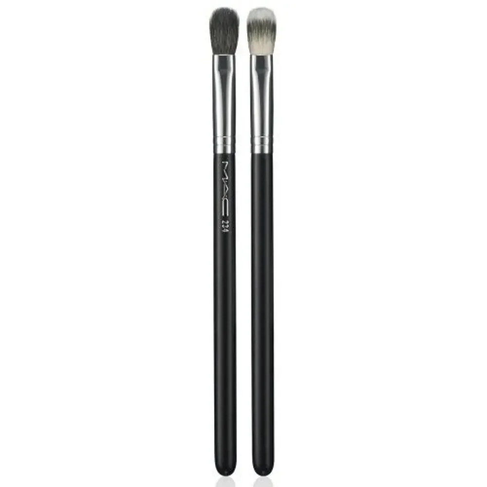 MAC #234 Blending Eye Brush 6.5in ~ Dual Sided Split Fibre ~New & Sealed in Pkg